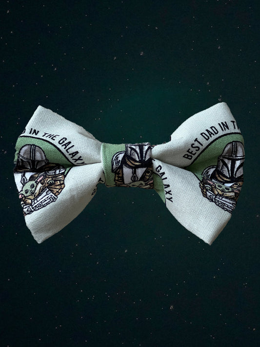 Best Dad in the Galaxy Bow Tie