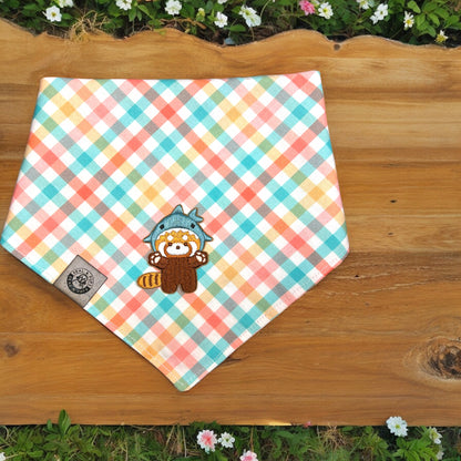 Spring Plaid with personalization option (also see add on's for red panda's)